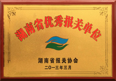 Advanced Customs Declaration Enterprise in Hunan