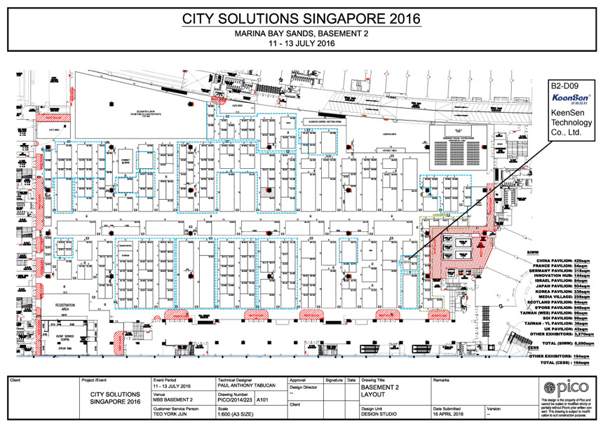 Keensen will attend Singapore International Water Week 2016