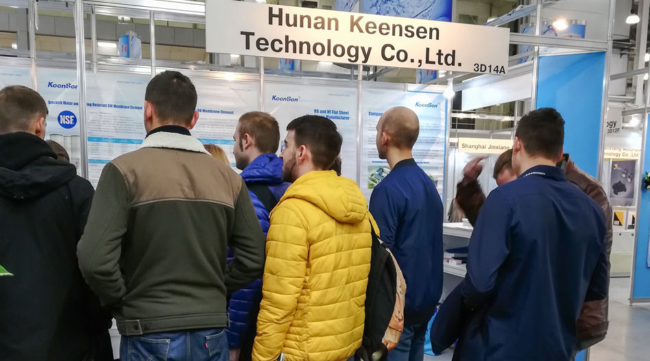 Keensen Technology Successfully Participated the ECWATECH 2018 in Russia